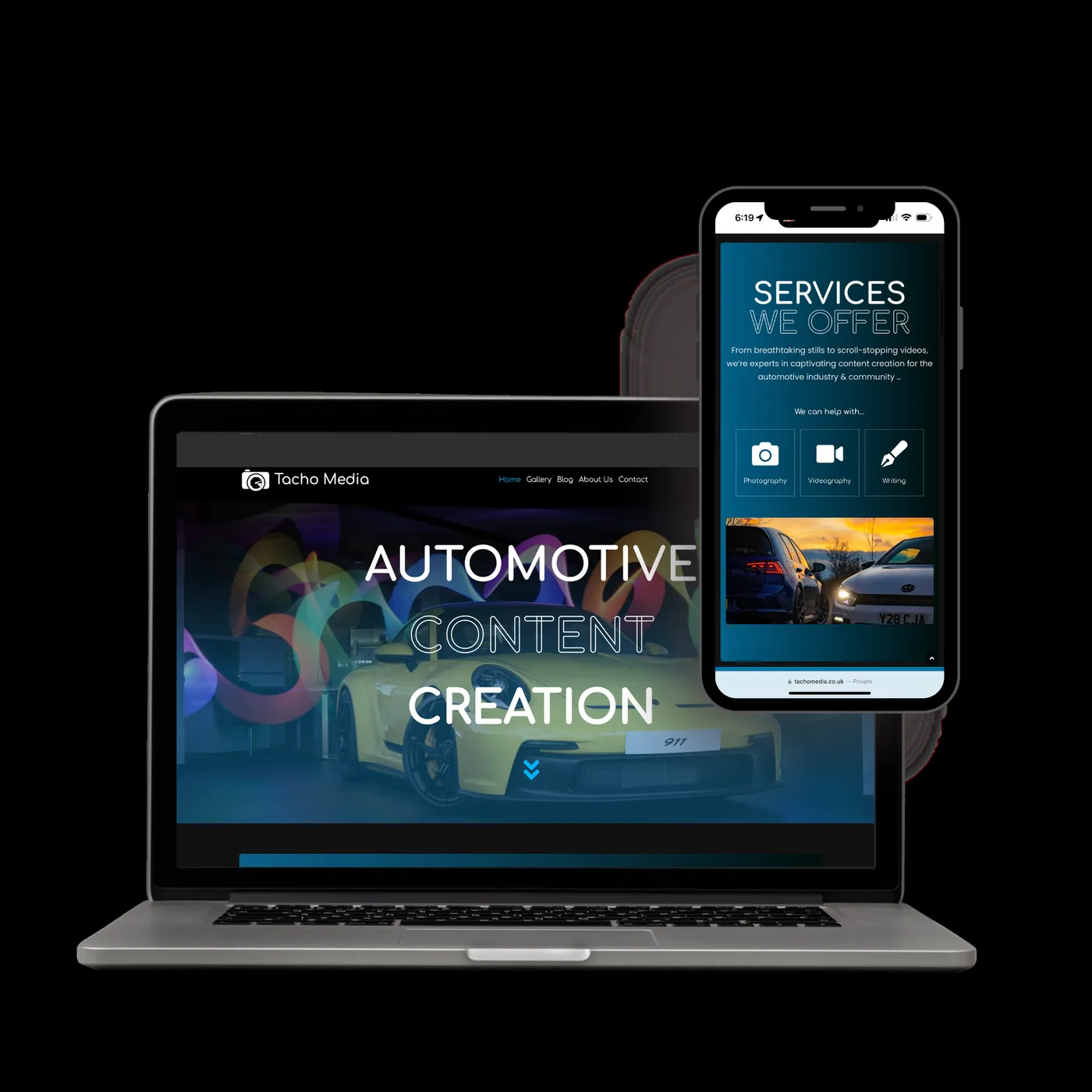 Tocho Media website preview