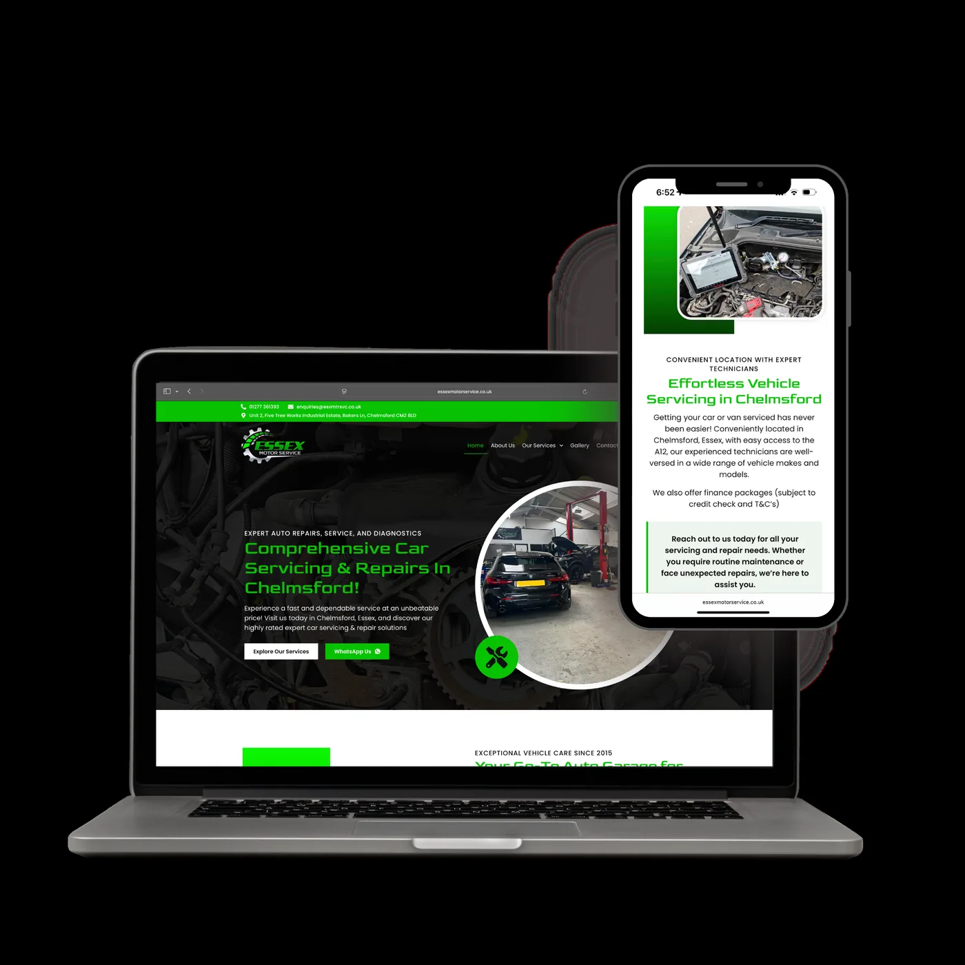 Enerficiency website preview
