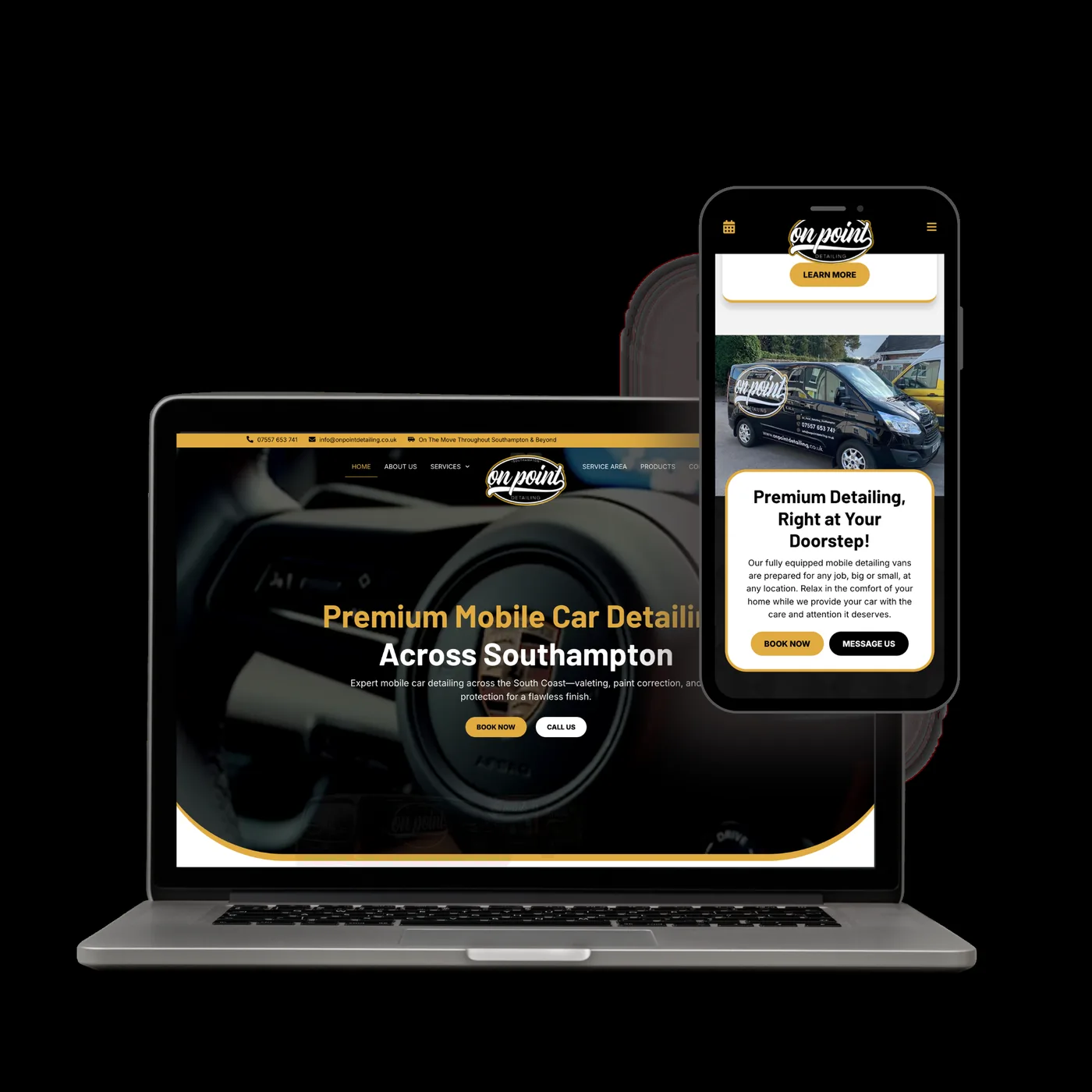 Doorstep Detailing website preview
